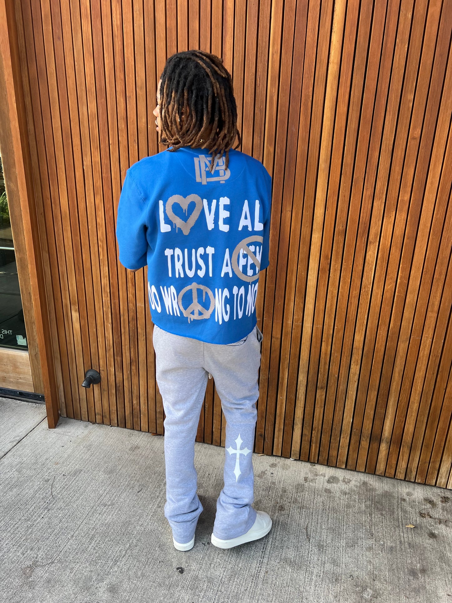 Blue “Heart Eyes” Tee